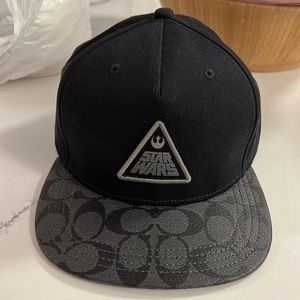 NWT STAR WARS X COACH  Flat Brim Hat Baseball Cap